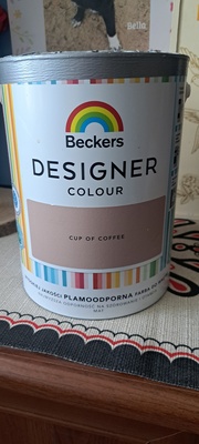 Elbląg Sprzedam farbę Beckers Designer Colour, kolor Cup of coffee, puszka 5l, termin ważności 2028/08/01,cena 130 zł