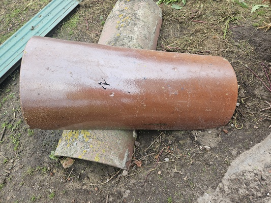 Elbląg Oddam miski żłobowe 4 szt. Długość 1m, średnica 0,4 m