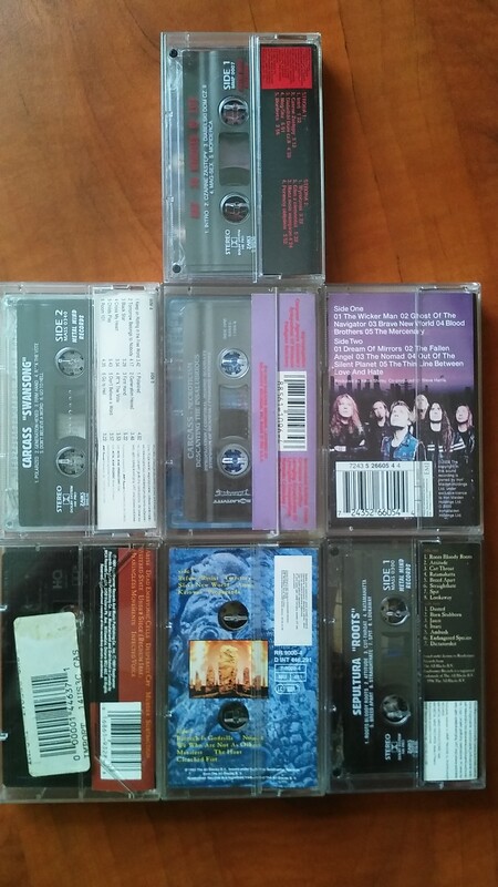 Elbląg Sprzedam kasety magnetofonowe SEPULTURA - Arise - 60 zł Distributed In Canada 1991 SEPULTURA - ROOTS - 30 zł