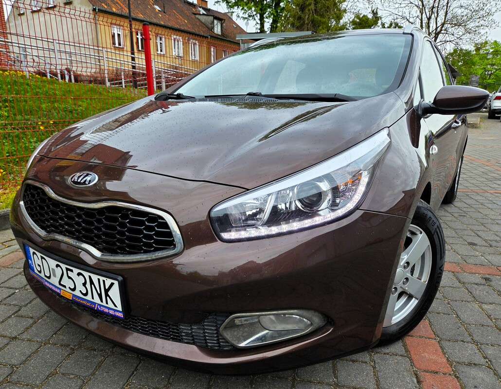 Elbląg KIA CEED 1,6Benzyna 135km 2015Rok Idealny Stan Bardzo Bogata Salon Polska-Ledy Wspomaganie Kierownicy Zestaw