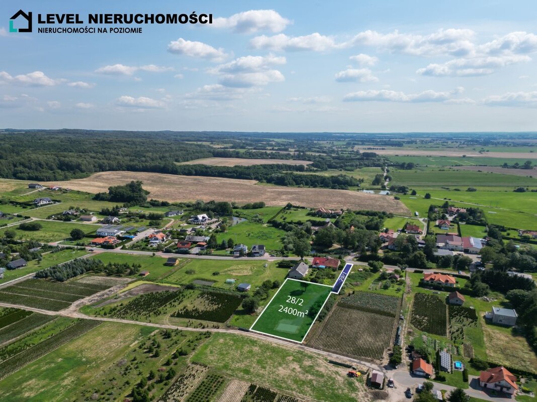 Elbląg LEVEL NIERUCHOMOŚCIDziałka MyślęcinWarunki Zabudowy - WZ2400 m2 NIERUCHOMOŚCI NA POZIOMIE