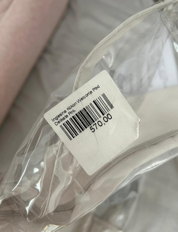 Elbląg Kokon Inglesina Welcome Pod dla noworodka na sprzedaż. Kolor szaro-pudrowy róż. Mało używany. Doskonały dla