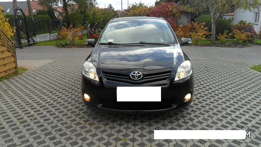 Elbląg TOYOTA AurisPojemność 1329 benzynaRok 2012 pazdziernikKlimatyzacjaElektryczne szybyElektryczne lusterkaŚwiatła