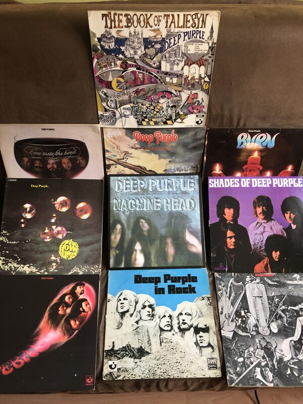 Elbląg Wysprzedaję swoją prywatną kolekcje płyt winylowych szanowanego zespołu Deep Purple. Płyty są w stanie niektóre