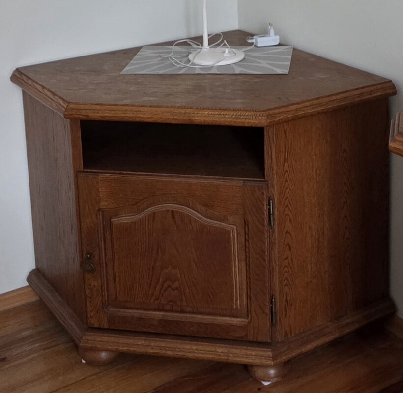 Elbląg Zestaw mebli vintage z seri Roma 12,witryna komoda, szafka tv narożna, wszystko oryginalne, meble ciężkie