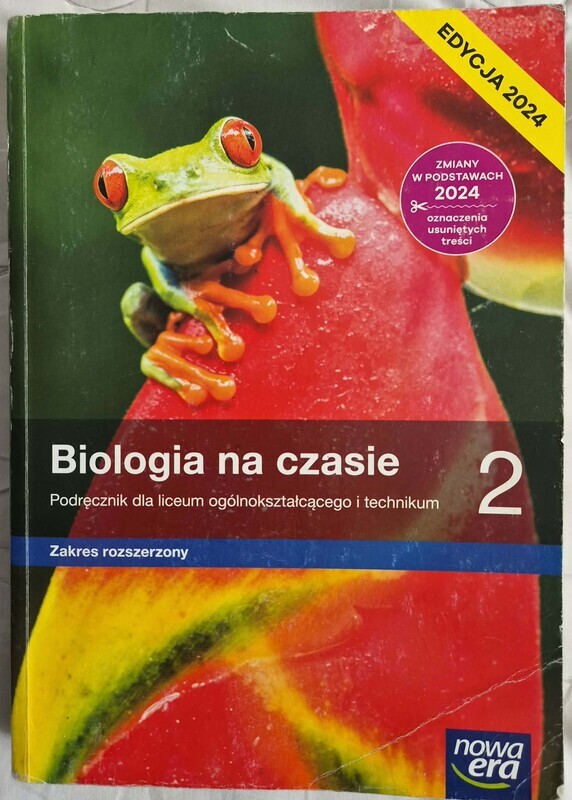 Elbląg Sprzedam podręcznik do biologii Biologia na czasie 2 z Zakresem rozszerzonym.
Jest to edycja z 2024 roku,