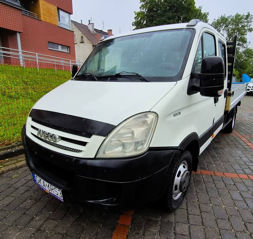Elbląg IVECO Daily 2.3Diesel 115km 2008Rok 7-Osobowy Na Bliźniaku I Resorach Kat, B 3,5T-Wspomaganie Kierownicy Bardzo