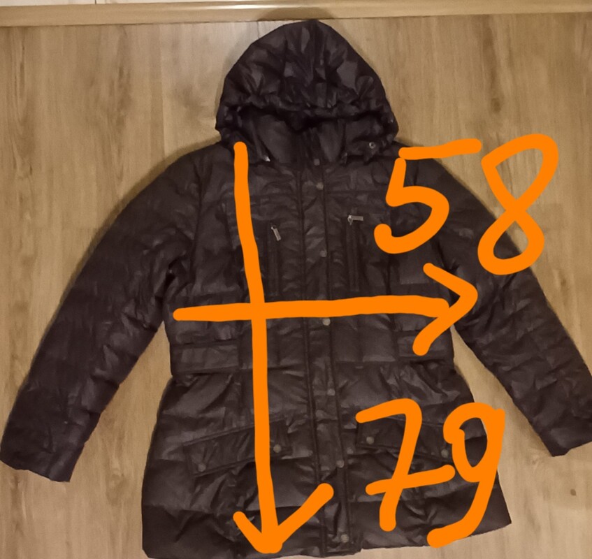 Elbląg Śliczna kurtka damska w kolorze czekoladowym firmy MARK ADAM NEW YORK rozmiar 44,stan idealny, wszystkie guziki