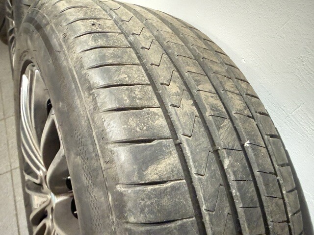 Elbląg Sprzedam opony letnie HANKOOG VENTUS PRIME 225/55R18 98V O GŁĘBOKOŚCI BIEŻNIKA ok.6,5 mm wraz z felgami