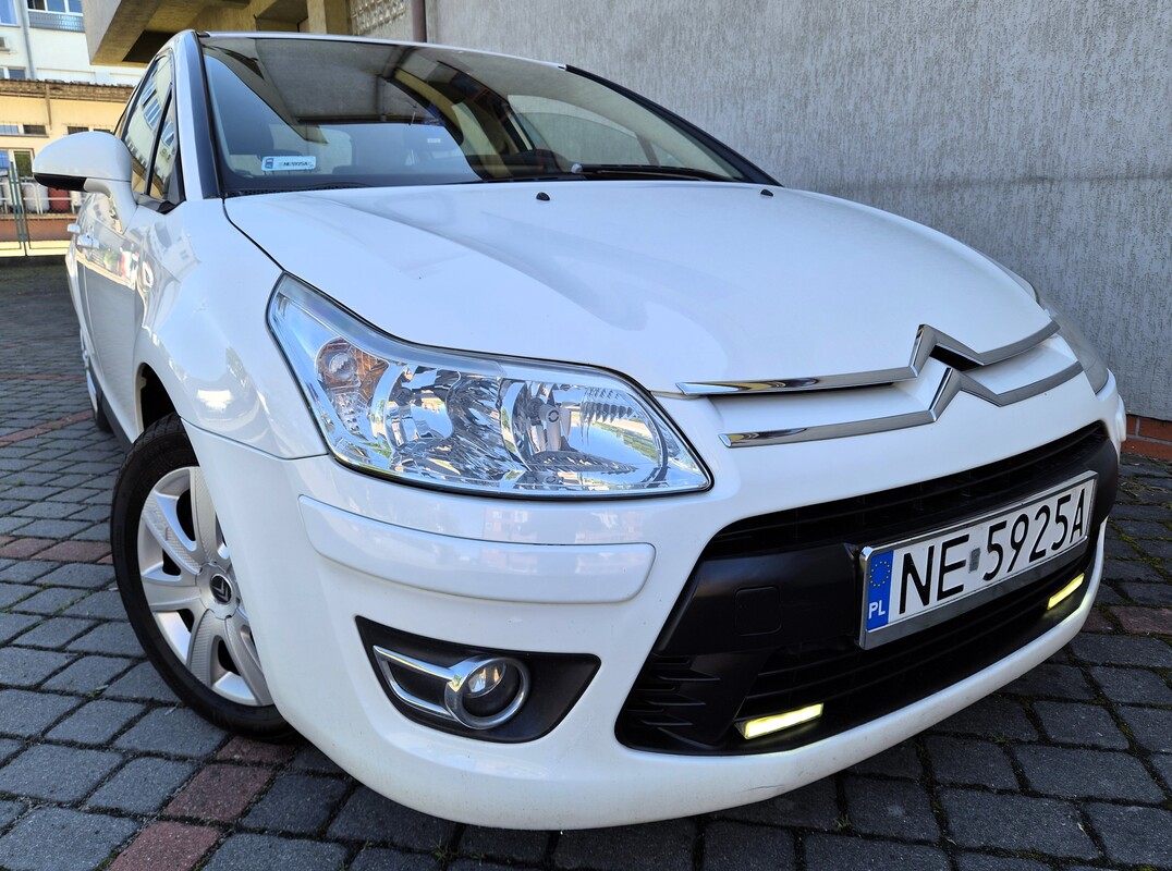 Elbląg Citroen C4 Lift 1,6Benzyna 120KM Dobra Wersja Wyposażenia 2009Rok-Klimatyzacja Poduszki Powietrzne