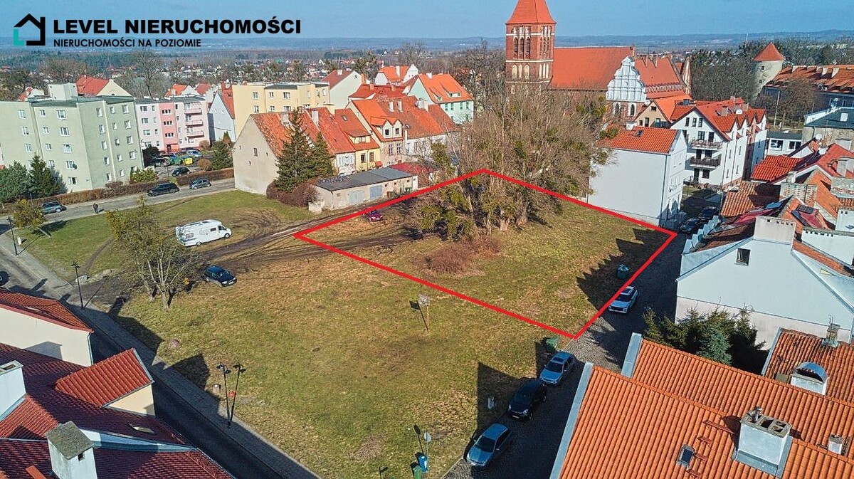 Elbląg LEVEL NIERUCHOMOŚCIDziałki, Pasłęk, starówkaul. Apteczna 1199m2 NIERUCHOMOŚCI NA POZIOMIE
