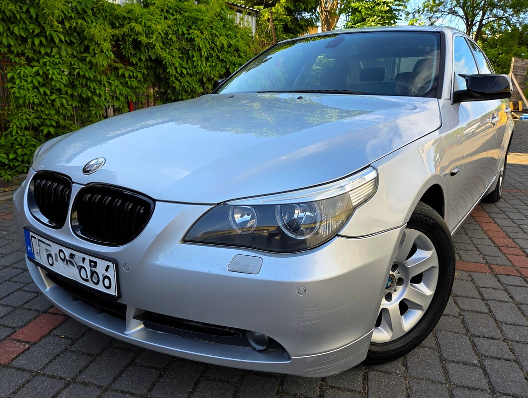 Elbląg 🚗 BMW 520I E60 2.2 Benzyna 170KM 2003r + GAZ Sekwencja do 2035 🚗- Klimatyzacja Climatronic |