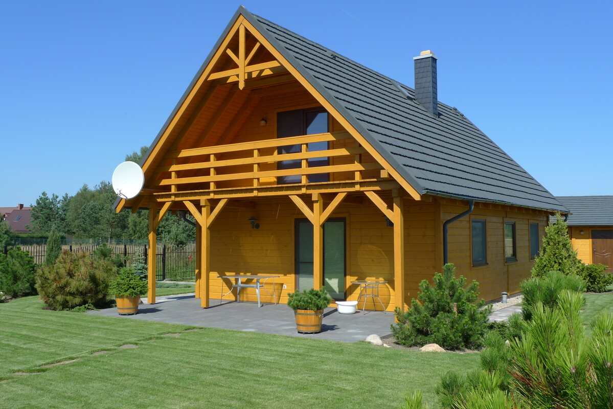 Elbląg DOM DREWNIANY JEDNORODZINY ECOHOUSE I Jesteśmy firmą zajmującą się produkcją domów drewnianych mieszkalnych