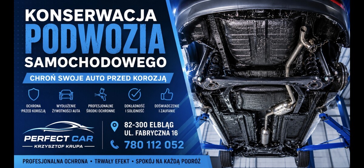 Elbląg 🚗 Perfect-Car Krzysztof Krupa – Profesjonalne Naprawy Blacharskie w Elblągu!Adres: ul. Fabryczna