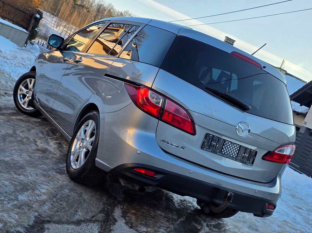 Elbląg Mazda 5 po liftinguRok 2010Silnik 1.8Benz-7Foteli Kamery Klimatronic Grzane fotele Super