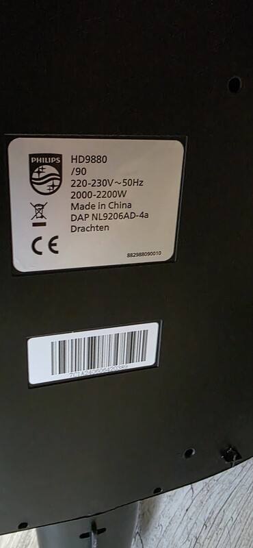 Elbląg Air Fryer HD9880/90 Na gwarancji do 01-2027r.
Dodatkowo termometr.
Stan bardzo dobry zadbany.