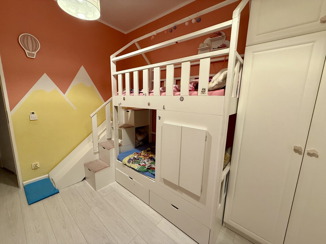 Elbląg Mam do zaoferowania solidne, wyjątkowe łóżeczko piętrowe pod materace 160×80 cm, wykonane na zamówienie przez