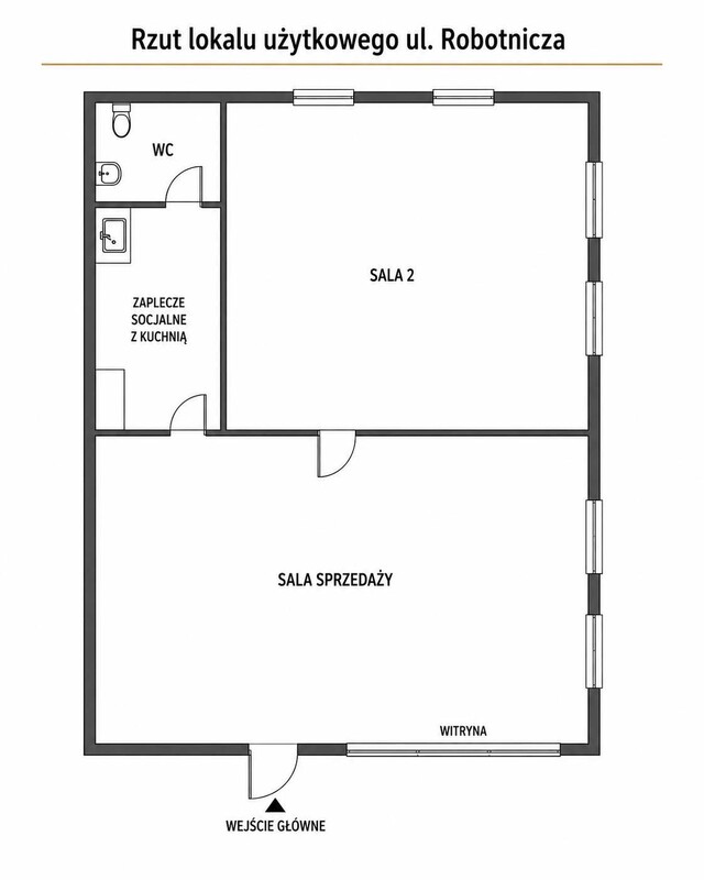 Elbląg DE FACTO NIERUCHOMOŚCITWÓJ ZAUFANY PARTNER! NOWOŚĆ! APARTAMENT NA UL.1-GO MAJA W ELBLĄGU 43M2 - PARTER - 2 SALE