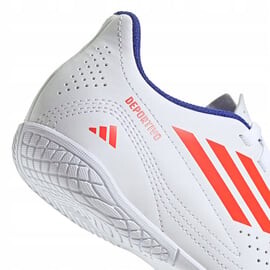 Elbląg Buty 47 adidas białe w pomarańczowe paski z małym napisem deportivo cena 100 zł