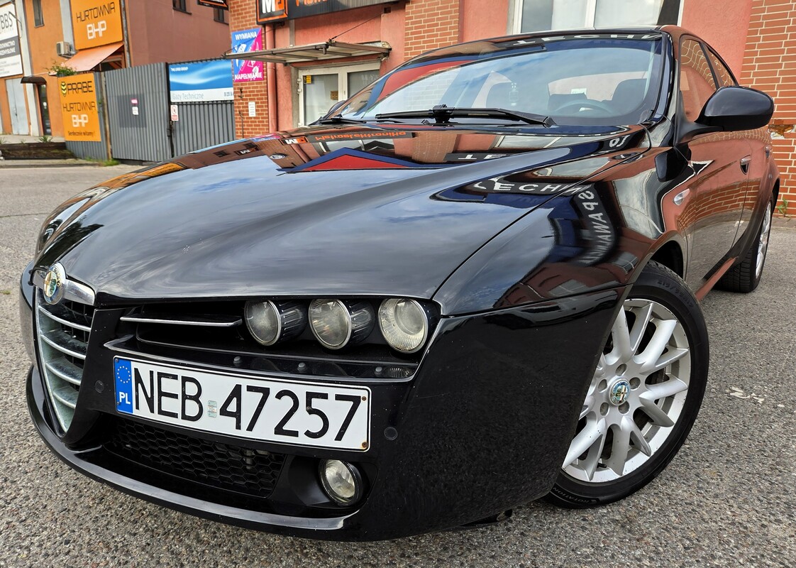 Elbląg 🚗 Alfa Romeo 159 1.9 Diesel 115KM 2007r. – Czerwone Skórzane Fotele, Ekonomiczny i Bezawaryjny!
