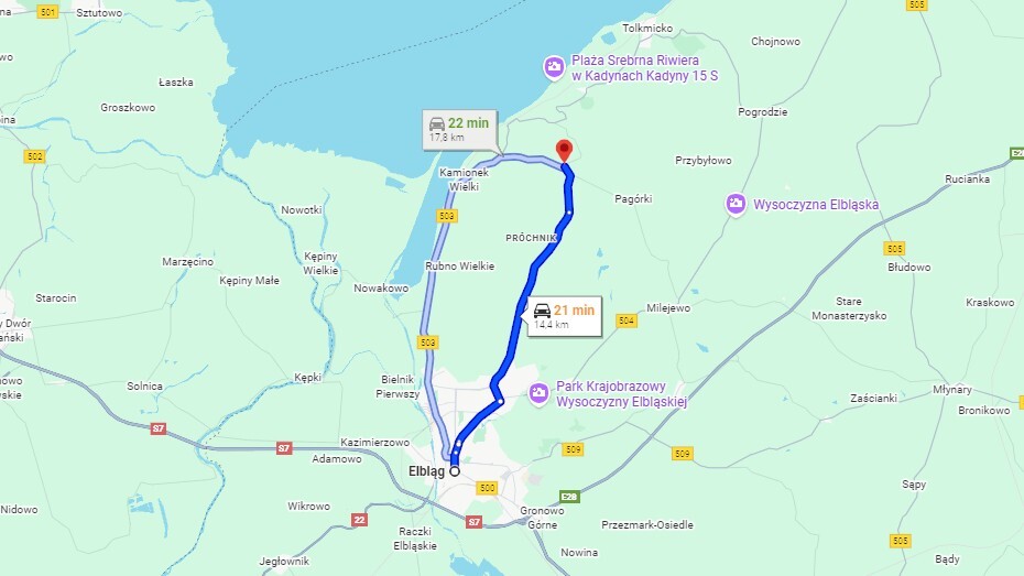 Elbląg * * * ABC NIERUCHOMOŚCI * * *NOWOŚĆ! DZIAŁKA BUDOWLANA NIEDALEKO ELBLĄGA!powierzchnia 5 000 m2możliwość