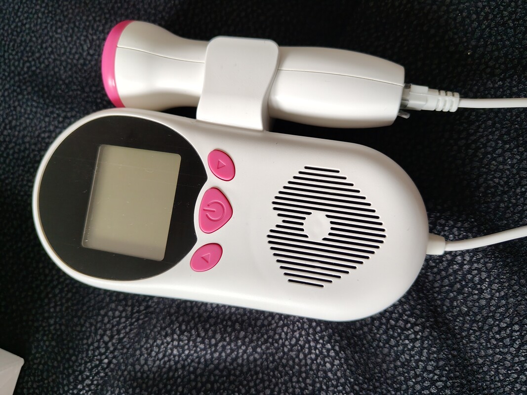 Elbląg Sprzedam detektor tętna płodu+przynajmniej połowa butelki żelu do USG, oraz testy do wykrywania wód płodowych.