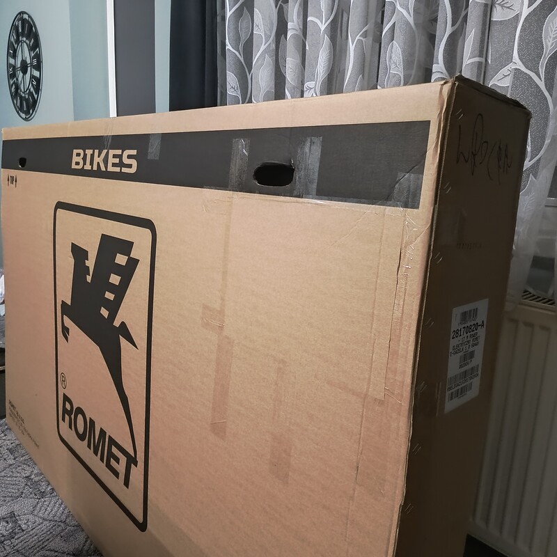 Elbląg Sprzedam nowy nie rozpakowany, odebrany dziś od kuriera rower elektryczny Romet E-Gazela 1.0 504 Wh, który