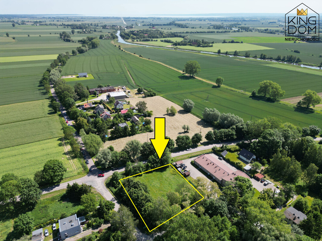 Elbląg KINGDOM NIERUCHOMOŚCI BLISKO CIEBIEDUŻA, ATRAKCYJNA DZIAŁKA INWESTYCYJNAZ WYDANYMI WARUNKAMI - POD ZABUDOWĘ