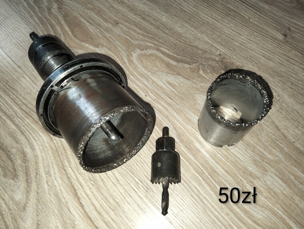 Elbląg Odwornica do gniazdek, z głowicą SDS do betonu. Wieszak ES płaski do profili CD60,Brzeszczoty itd. ..