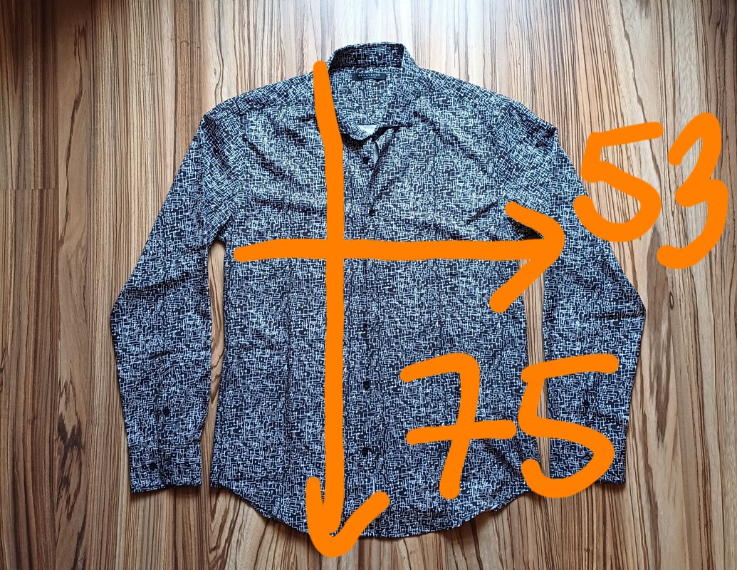 Elbląg NOWA bez metki koszula wizytowa elegancka SONNY BONO rozmiar L męska lub unisex świetny nowoczesny print (na