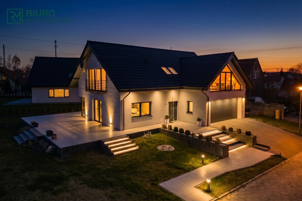 Elbląg Nowoczesny dom 195 m²6 pokoi Duża działka 1048m²Nowy Dwór Gdański