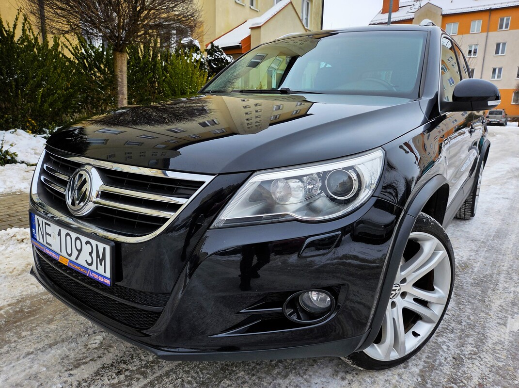 Elbląg Volkswagen Tiguan 2,0TDI 136KM 2010Rok DSG Napęd 4X4 -Klimatyzacja Wspomaganie