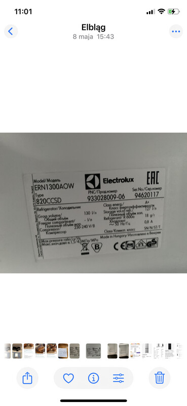 Elbląg SPRZEDAM chłodziarkę/lodówkę Electrolux ERN1300AOW do zabudowy 300
Instalacja
do zabudowy, montaż frontów na