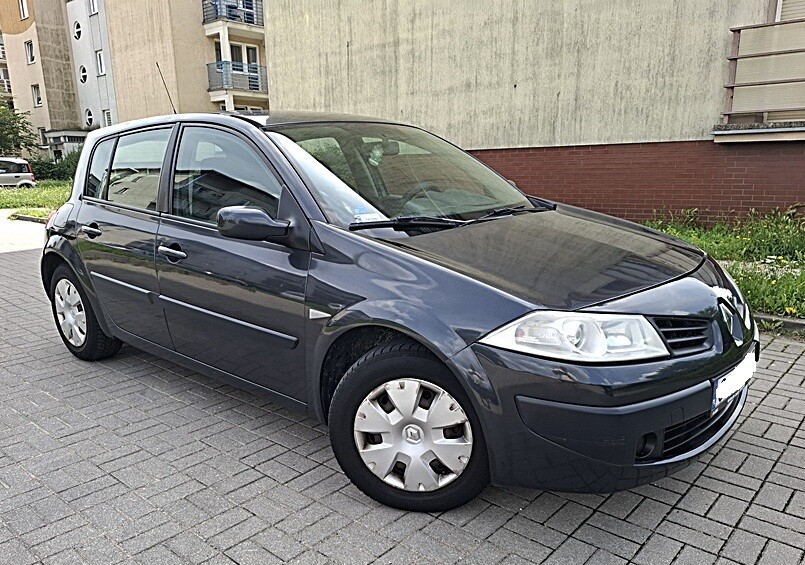 Elbląg RENAULT MEGANE1.6 BenzynaM- 2008 rKlimatyzacja sprawna2 kpl. opon Długie opłaty