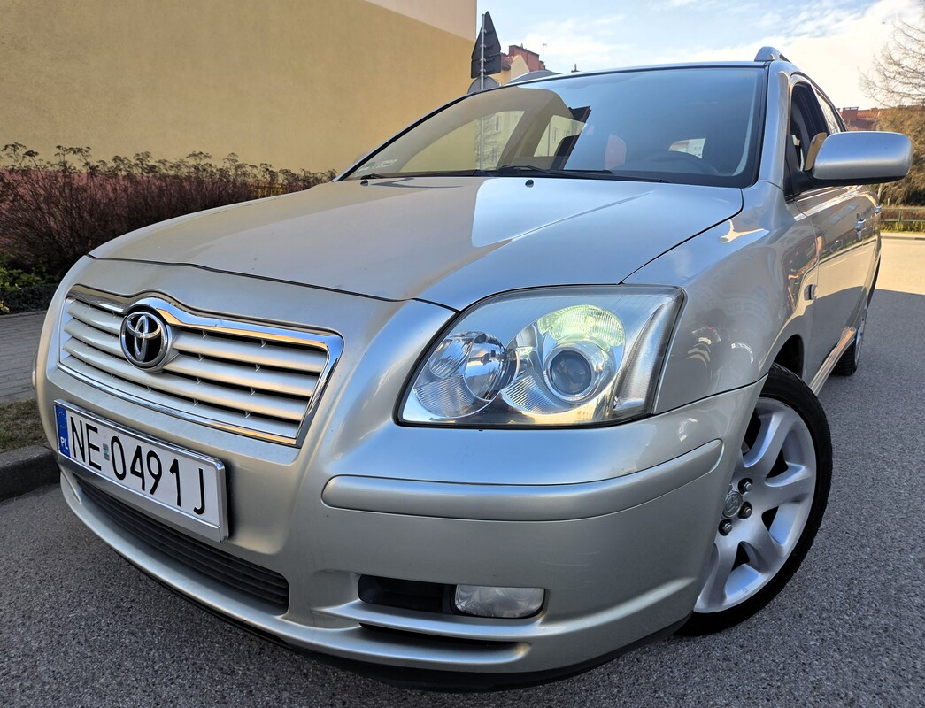 Elbląg Toyota Avensis 2.0Benzynka 146KM Bogata Wersja Wyposażenia 2004Rok Gaz Sekwencja 2031R-Klimatronik