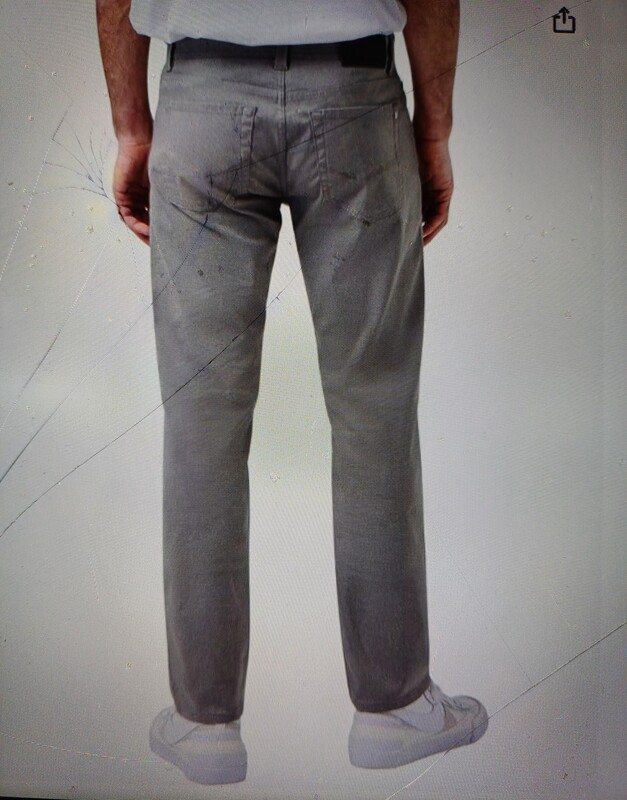 Elbląg Spodnie męskie PIERRE CARDIN Lyon Tapered kolor Sharkgray rozmiar L XL stan doskonały, jak nowy (na Amazon 313