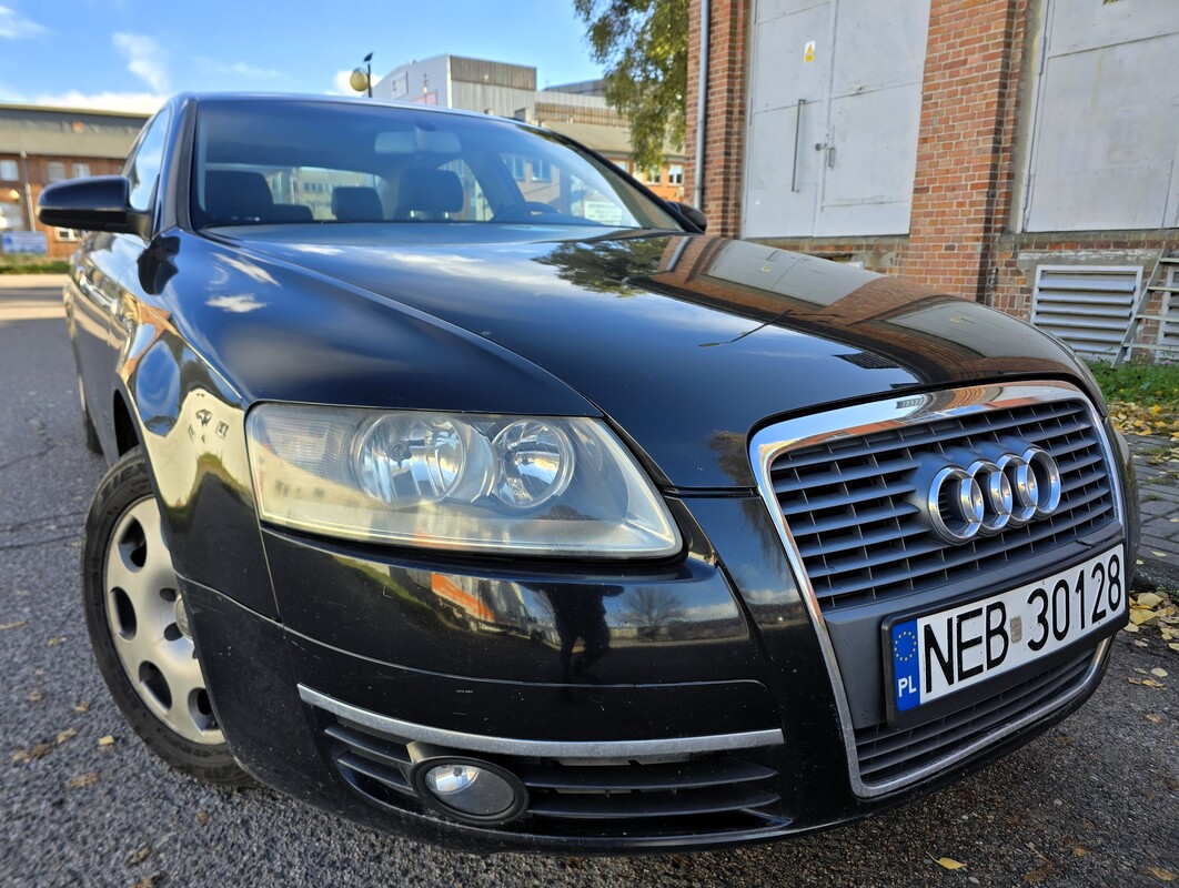 Elbląg Audi A6 C6 Limuzyna 2.7TDI  180Km 2006Rok Bardzo Dobry Stan  -Elektryczne Szyby Abs Radio Sprawna