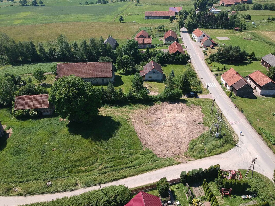 Elbląg SZULC & SZULC BIURO NIERUCHOMOŚCI NA SPRZEDAŻ Działka budowlana - Rychnowy, gmina MilejewoPowierzchnia: