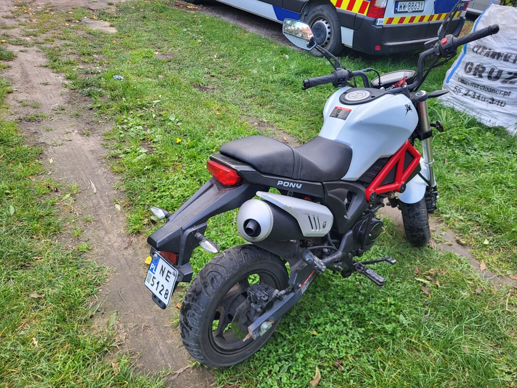 Elbląg Sprzedam motorower ROMET PONY50.Rok produkcji 2018.Wazne badanie techniczne do27.06.2027.ubezpieczenie do