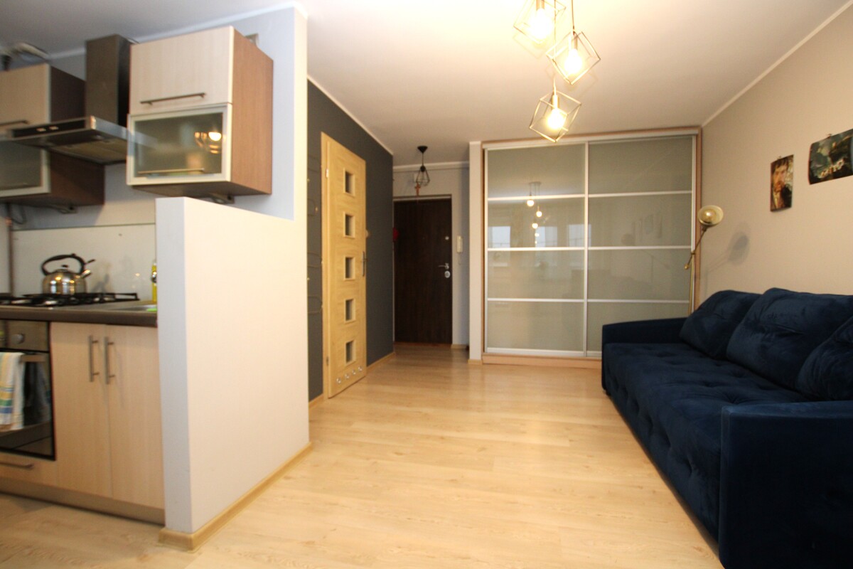 Elbląg NIERUCHOMOŚCI ANNA KRASZEWSKA Umeblowana kawalerka do wynajęcia w centrum miasta ul.12 Lutego