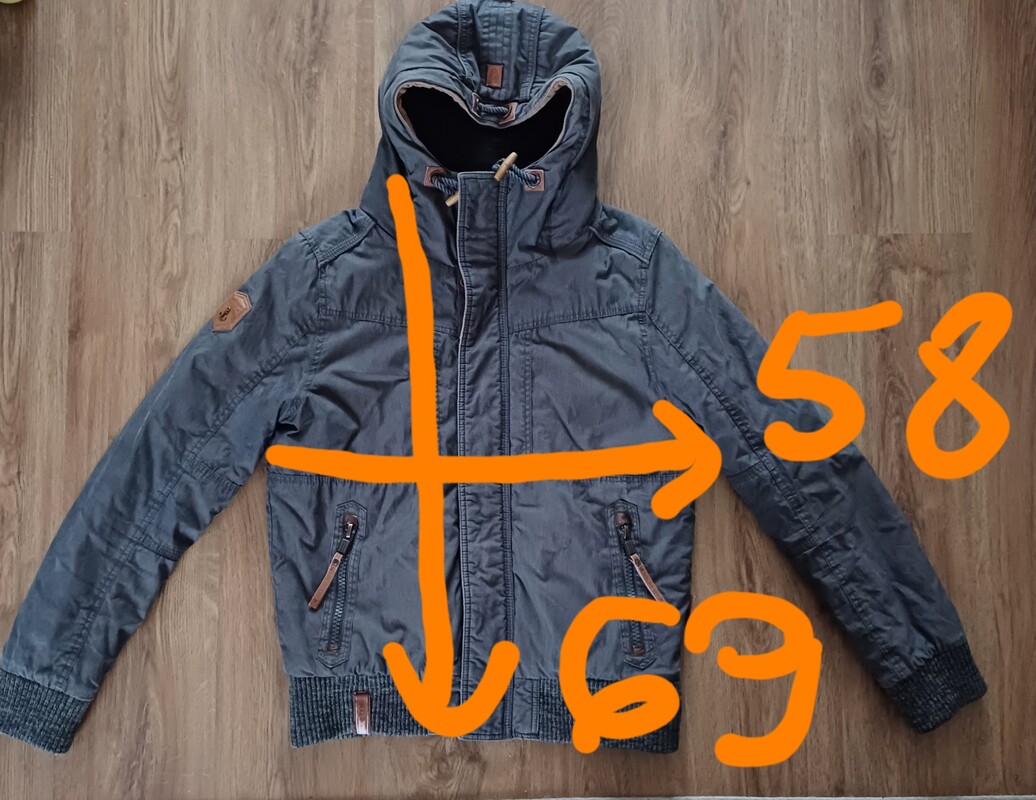 Elbląg Kurtka męska NAKETANO, rozmiar M, ocieplana misiem, stan doskonały, wysoka jakość, niemiecka stretwearowa marka