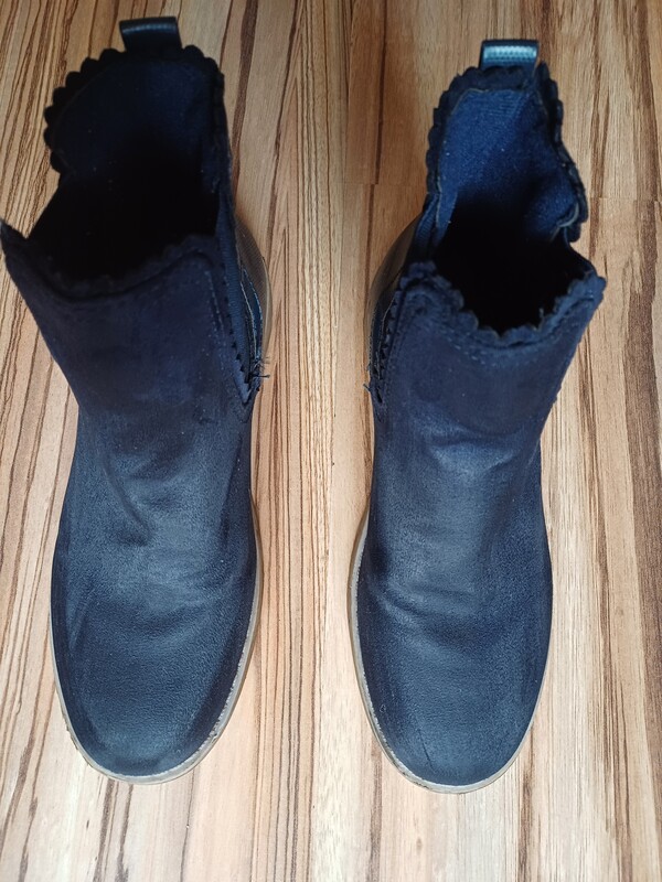 Elbląg Buty trzewiki granatowe rozmiar 34 stan bardzo dobry