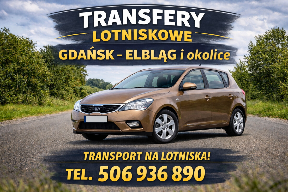 Elbląg Komfortowy transfer na lotnisko Gdańsk – zawsze na czas!