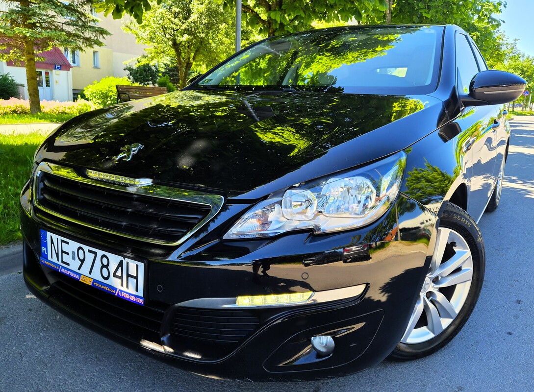 Elbląg Peugeot 308 1.2Benzyna 80Km Bogata Wersja Wyposażenia 2014Rok Bardzo Dobry Stan-Elektryczne Szyby