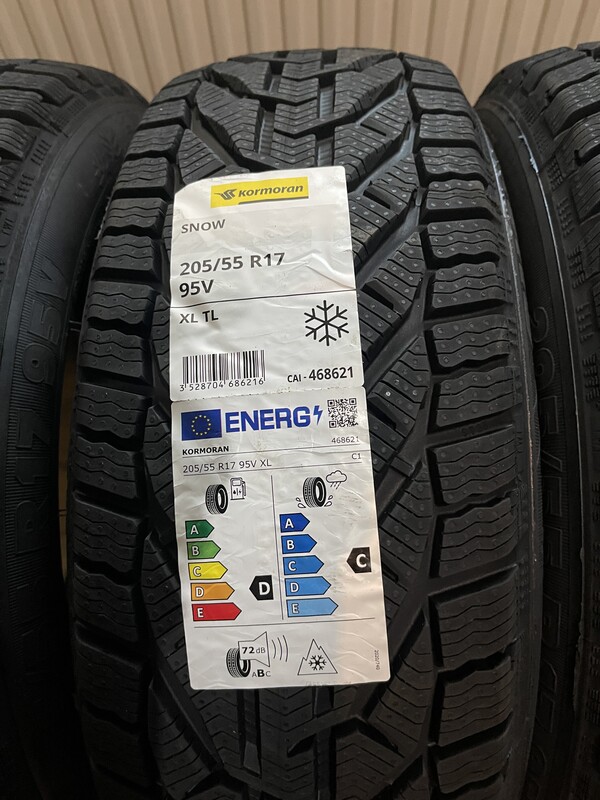 Elbląg Nowe Opony Kormoran zimowe 205/55R17 z 2026 roku sprzedam z montażem, demontażem i wyważeniem.