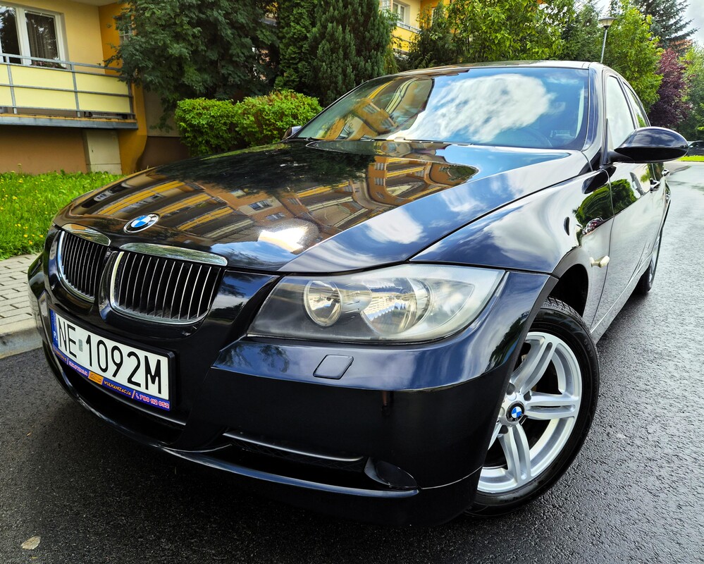 Elbląg BMW 3 E90 2,0Benzyna 130Km Bogata Wersja Wyposażenia 2007Rok Gaz Sekwencja 2030roku-4XElektryczne Szyby