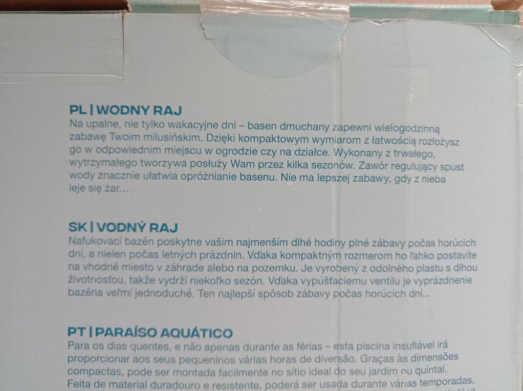 Elbląg Sprzedam basen dmuchany ogrodowy 200*150*44 basen nowy nie używany. Widoczny na zdjęciach zapraszam do kontaktu