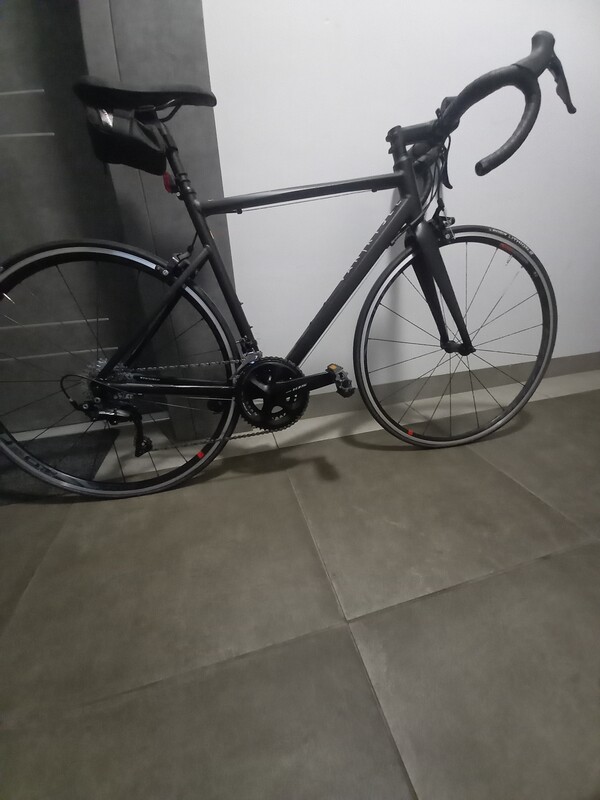 Elbląg Rower szosowy VAN RYSEL ZDR SHIMANO 105 Kolor: CZARNY MAT, Przedni widelec Carbon Rama rozmiar L koła 27,5