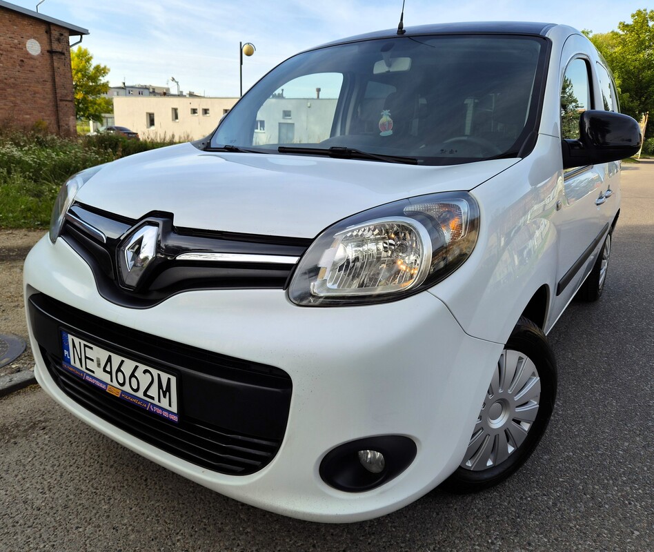 Elbląg Renault Kangoo Lift 1,5Diesel 110Km 2015Rok Sprowadzony w 06.2026roku-Sprawna Klimatyzacja Tempomat Hak 2x