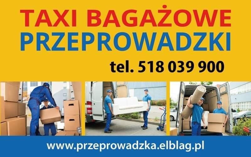 Elbląg 😀💪 TS Bagażówka, Przeprowadzki Elbląg, Tani Transport Elbląg, Taxi Bagażowetel.
